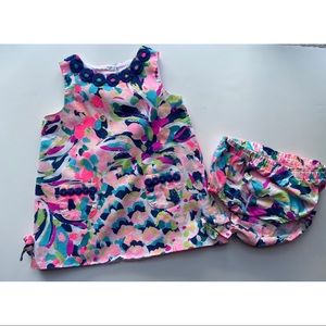 Lilly Pulitzer Baby Shift Dress Pina Colada 18 24